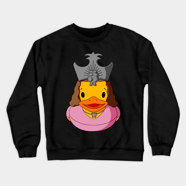 Glinda the Good Witch Rubber Duck Crewneck Sweatshirt by Alisha Ober Designs